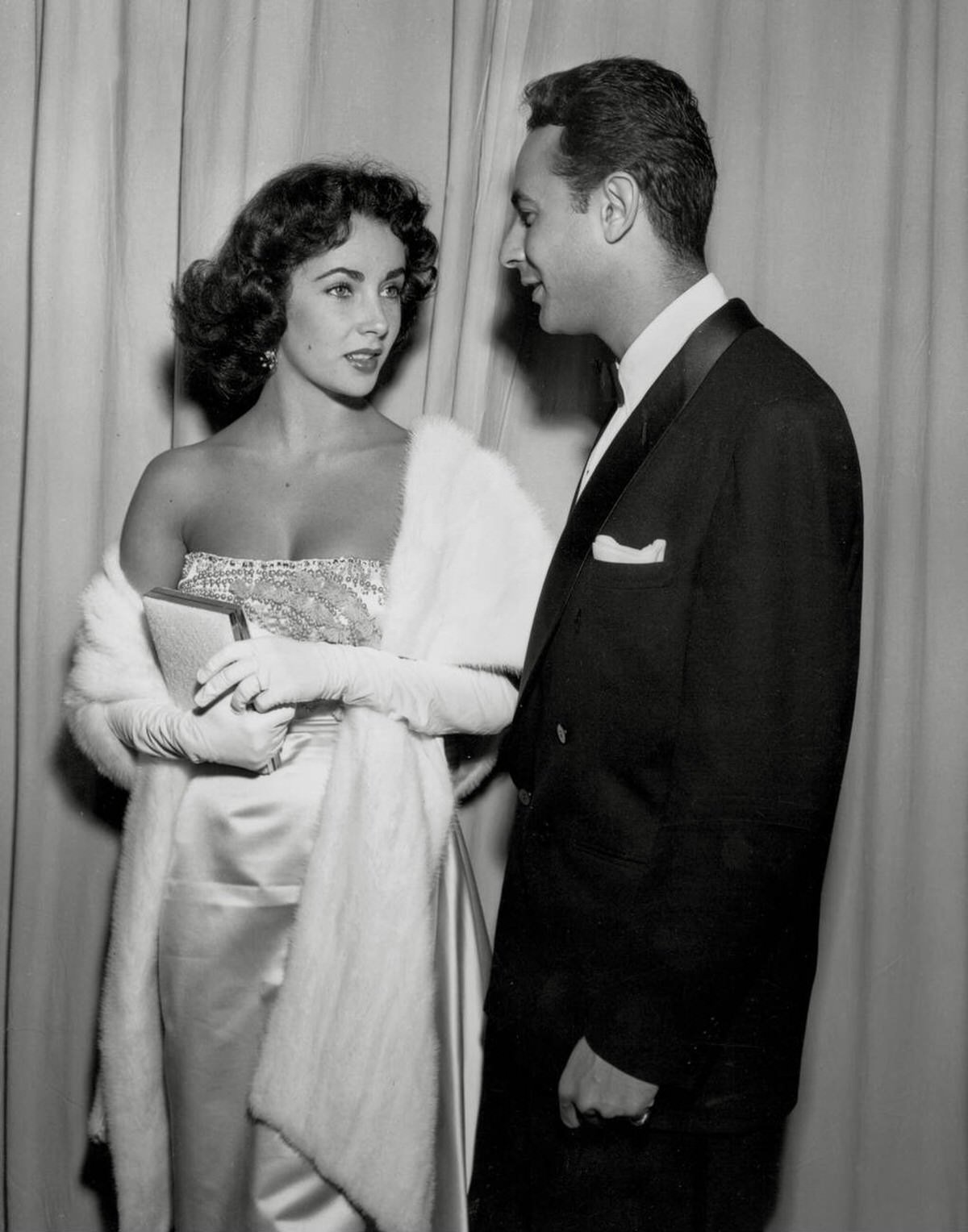 Elizabeth Taylor And Stanley Donen At The 20Th Annual Academy Awards, 1948