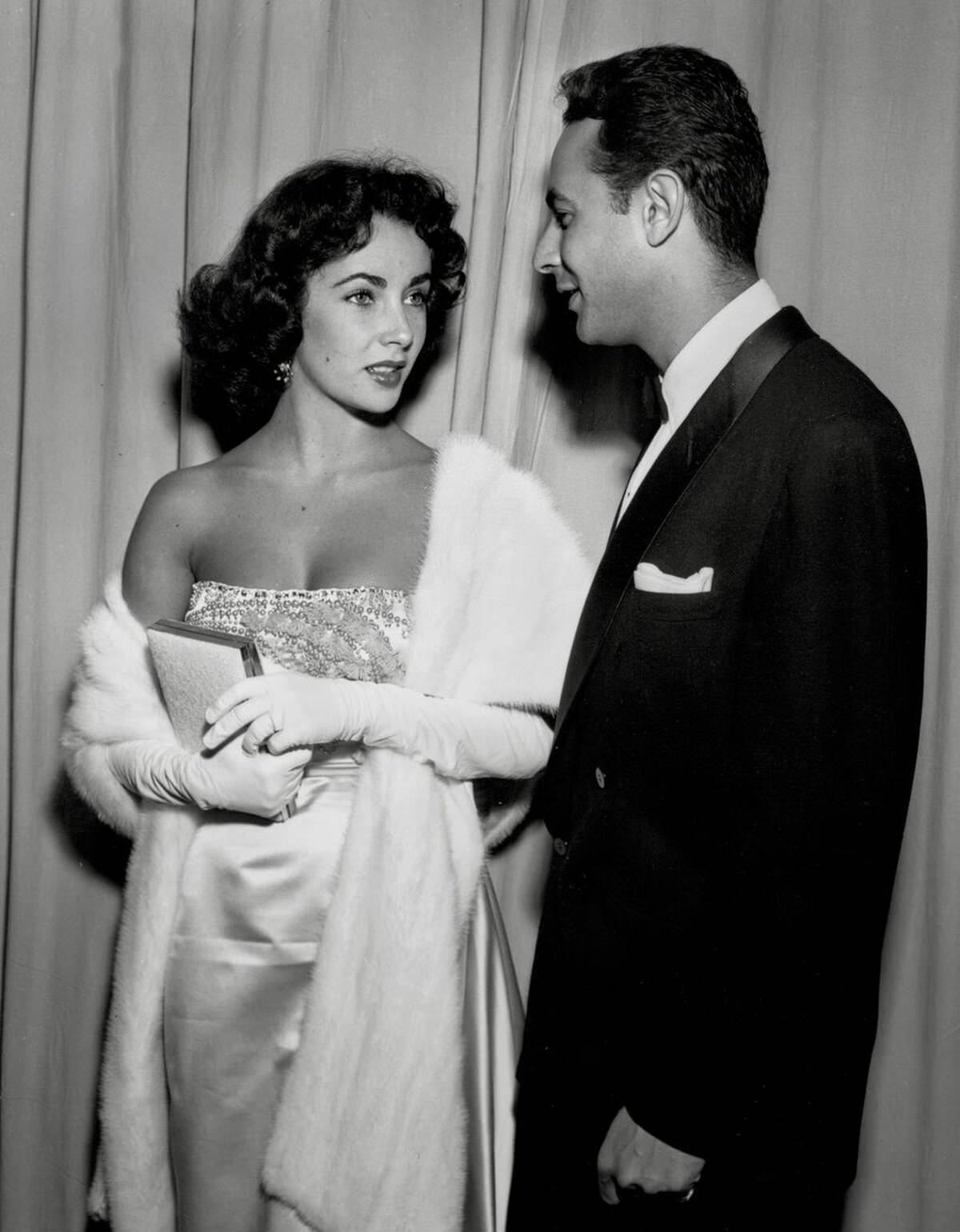 Elizabeth Taylor And Stanley Donen At The 20Th Annual Academy Awards, 1948