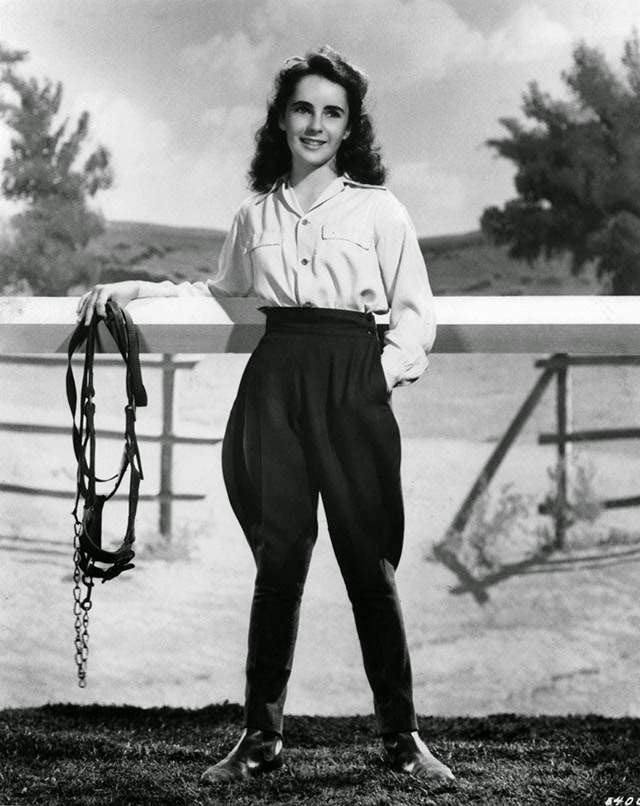 Taylor Captured The Nation'S Hearts As A Jodhpur-Rocking Girl Jockey In &Amp;Quot;National Velvet,&Amp;Quot; 1944.