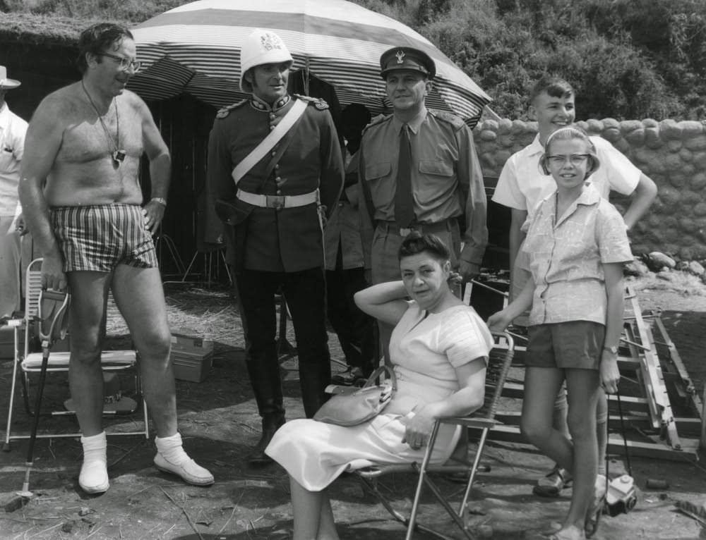 Cy Endfield And Stanley Baker On Location, Zulu, 1964