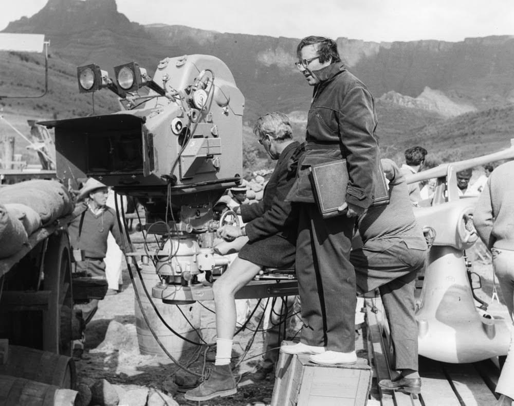 Cy Endfield With A Technirama Camera On Set, Zulu, 1964
