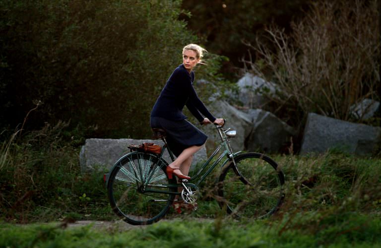 Nina Hoss Riding A Bicycle, Barbara, 2012.