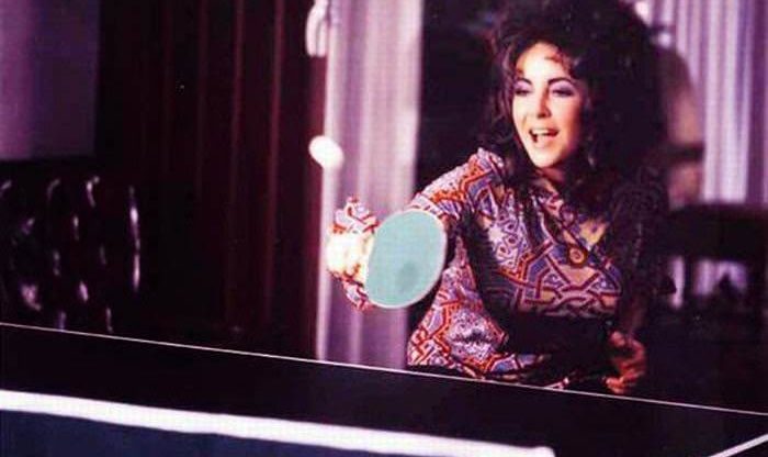 Celebrities Playing Ping Pong