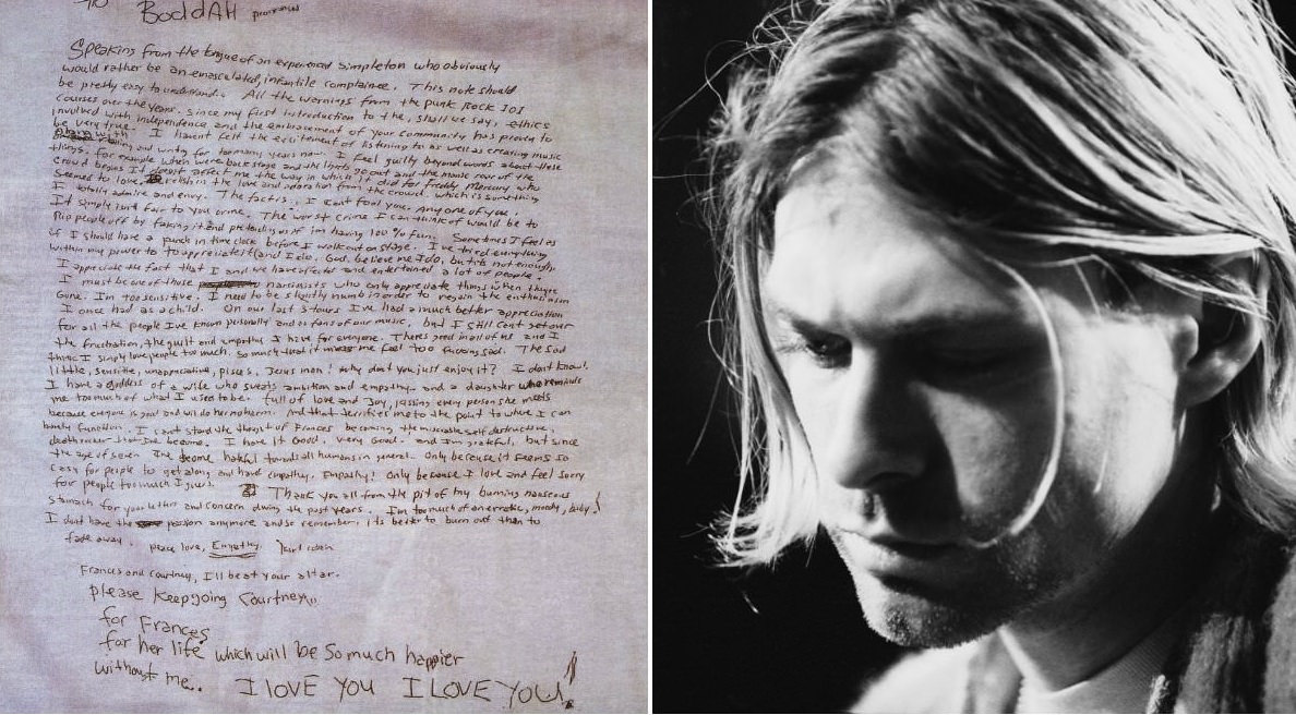 Kurt Cobian Suicide Note