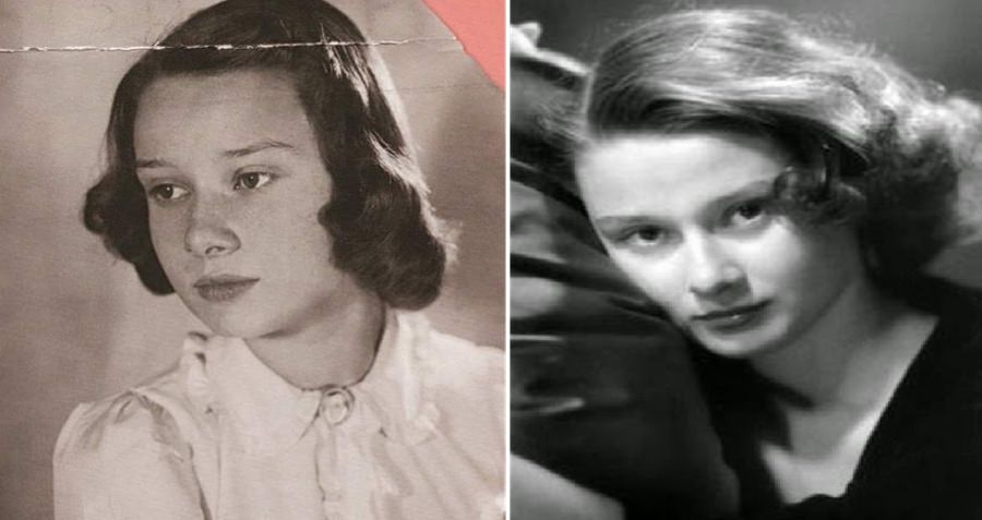 Young Audrey Hepburn